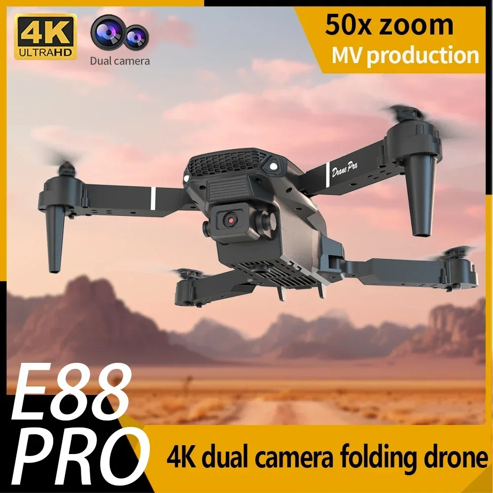 Drone Kit Tricopter - Drone RC Mini E88 Dobrável com