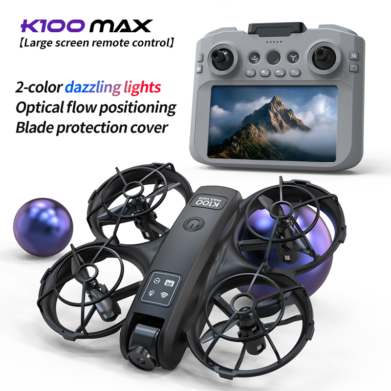 Drone Kit Tricopter - K100 max mini drone rc 4k