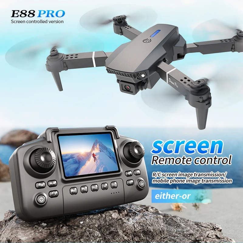 Drone Profissional E88 PRO com - Drone Kit Professional avaliação e preço