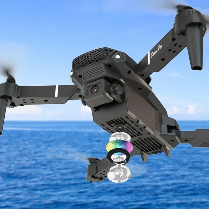 Drone RC Mini E88 Dobrável com - Drone Kit Tricopter avaliação e preço