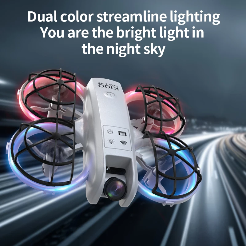 K100 max mini drone rc 4k câme - Drone Kit Tricopter avaliação e preço