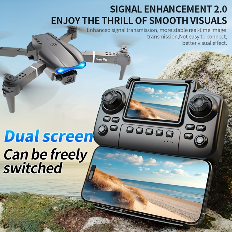 Drone dobrável E99 PRO MAX com - Drone Kit Build Yourself avaliação e preço