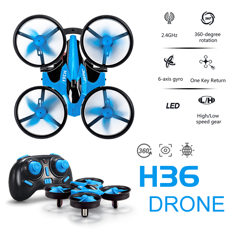 JJRC H36 Mini 2.4G 4CH 6 eixos - Drone Kit Tricopter avaliação e preço